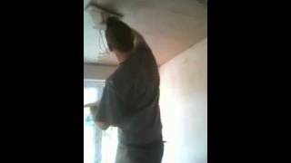 How to plaster barrelled or curved ceiling  Part 1 [upl. by Gentry]