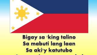 Ako Ay Pilipino w Lyrics [upl. by Ainet]