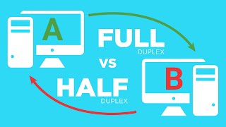 What is the difference between HalfDuplex Vs FullDuplex in networking and CCTV installations [upl. by Dadivitan]