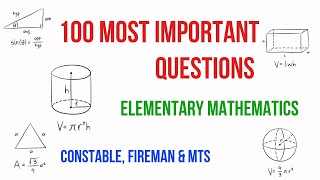 1 APSSB 100 most important questions of Elementary Maths  CSLE apssb SimpleWays31 [upl. by Ris]