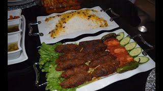 Seekh kabob in the pan  سیخ کباب در ماهیتابه خیلی خوشمزه [upl. by Eenafets]