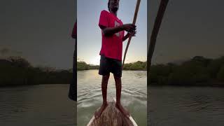 Kongo River Estuary Diani Tiwi Beach Kwale County Coastal Region Sunset Cruise Canoe Tour Hidden Gem [upl. by Leslie]