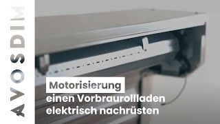 Einen Vorbraurollladen elektrisch nachrüsten [upl. by Freddie]