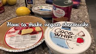 Easy Vegan Cheesecake No Bake [upl. by Conyers]