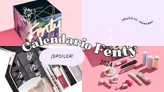 SPOILER MÁXIMO CALENDARIO ADVIENTO FENTY BEAUTY 2024 Próximamente en Sephora [upl. by Hardden]