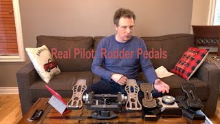 Real Pilot Reviews Flight Simulator Rudder Pedals amp Demonstrates Home Simulator Setup [upl. by Uttasta]