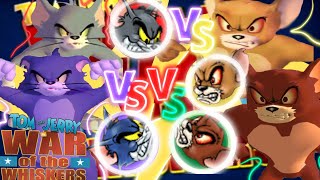 Tom and Jerry in War of the Whiskers  Tom VS Tom VS Monster Jerry VS Monster Jerry [upl. by Philomena853]