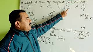 Percent of Enol ContentTautomerismketoenol isomerEnolisationProton delocalization BScNEETJEE [upl. by Ainirtac]
