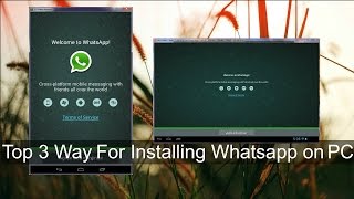 Top 3 Android Emulator For Installing Whatsapp on PC Without Bluestacks [upl. by Neelloc]