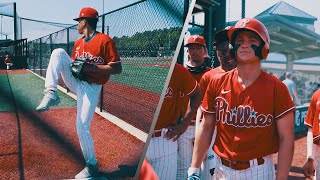 Ambidextrous Pitcher Throws 90 From BOTH SIDES  Phillies Scout Team FINAL 4 [upl. by Veal]