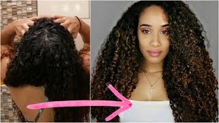 Wash Day from Start to Finish  Curly Hair Routine [upl. by Ateekram]