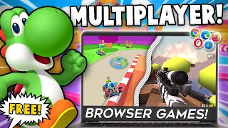 Top 10 Best FREE Multiplayer BROWSER GAMES to Play with Friends NO DOWNLOAD [upl. by Emyle]