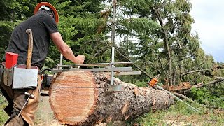 Amazing Chainsaw Mill  Granberg [upl. by Cressida]