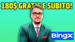 180 GRATIS SUBITO CON BINGX  Da 100 a 1000 con il COPY TRADING Crypto 2024 EP7 [upl. by Adrian]