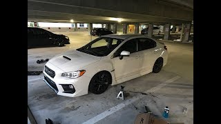 HOW TO INSTALL COILOVERS ON A 2018 WRX [upl. by Ennovaj]