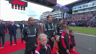 THE NATIONAL ANTHEM OF UNITED KINGDOM  FORMULA 1 2024 BRITISH GRAND PRIX [upl. by Anirbus]