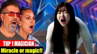 Americas Got Talent 2024 Incredible Magician Shocks Judges with Epic Golden BuzzerWinning Act [upl. by Oivat794]