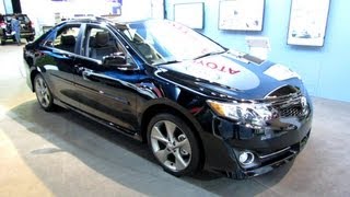 2013 Toyota Camry SE  Exterior and Interior Walkaround  2013 Montreal Auto Show [upl. by Lindie]