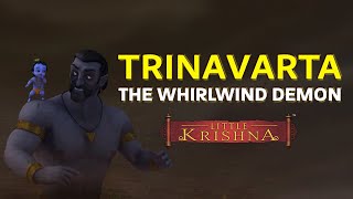 Trinavarta  The Whirlwind Demon killed by Little Krishna [upl. by Bergeron]