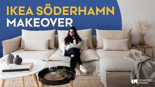 Custom IKEA Söderhamn Sofa Covers by Comfort Works feat Maria Marcet  THA 3 [upl. by Ahcas]