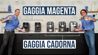 Compare Gaggia Magenta vs Gaggia Cadorna Automatic Espresso Machines [upl. by Broucek288]