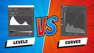 Compare Levels and Curves in Photoshop [upl. by Einnos]