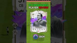 91 future stars icon CANNAVARO player review ea fc 24 shorts short eafc24 [upl. by Adnalu]