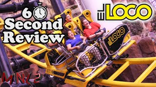 60 Second Review  El Loco at Adventuredome shorts [upl. by Dorin]