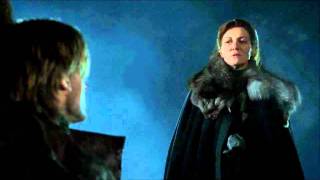 Game of Thrones  Catelyn Stark amp Jaime Lannister Conversation [upl. by Lleunamme]