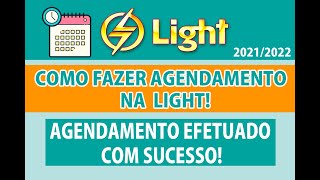 LIGHT COMO FAZER O AGENDAMENTO PARA SER ATENDIDO NA AGÊNCIA DA LIGHT  Fácil  passo a passo 2022 [upl. by Vladimar]