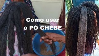 Como usar o Pó de CHEBE para fazer crescer o cabelo Crespo✨ [upl. by Darci]