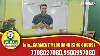 Garment MERCHANDISING மட்டுமல்ல LEADERSHIP பற்றியும் நிறைய தெரிந்து கொண்டேன்  Student feedback [upl. by Udale]