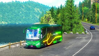 Bus Mod l American Truck Simulator 135 episode 11 Exclusive [upl. by Swiercz224]