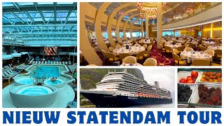 Nieuw Statendam  elaborate ship tour  Holland America Line [upl. by Idnat236]