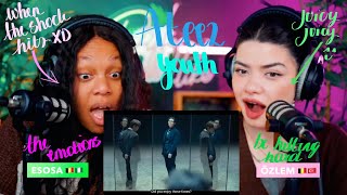 ATEEZ에이티즈  Youth 윤호 민기 Official MV reaction [upl. by Nyliak]