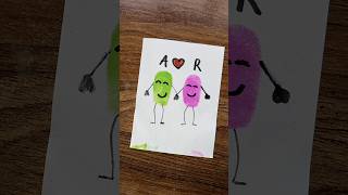 Making finger paint together💚💖 art paint couplegoals giftideas cute [upl. by Jairia105]