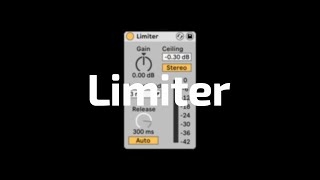 All About Ableton Audio Effects  Limiter [upl. by Thelma]