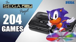 The SEGA CD  Mega CD Project  All 204 Games  Every Game USEUJPBR [upl. by Xilef]