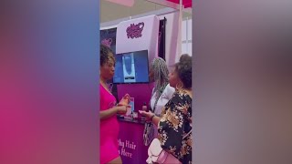 Local Hair Salon sets up shop at the 30th annual Essence Festival [upl. by Haskins39]