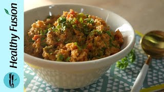 Masala Oats Recipe By Healthy Food Fusion [upl. by Vincent]