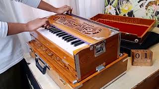 Exotic Pump Organ Sound  2 Reed  Compact Portable Concert Kirtan Travel Harmonium [upl. by Punak32]