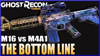 M16 vs M4A1 Damage Comparison GHOST RECON WILDLANDS Gameplay [upl. by Anirrok]