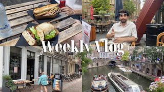 Vlog 004  exploring Utrecht Ted Lasso biscuits trying the local delicacy [upl. by Palmira]