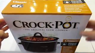 Crock Pot Test And Review  4 Quart Crock Pot Classic  Pros And Cons [upl. by Harrus]