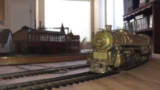 Rare Varney 484 Northern Solid Cast Brass Runs Well Kemtron UP Tender HO Loco [upl. by Keener680]