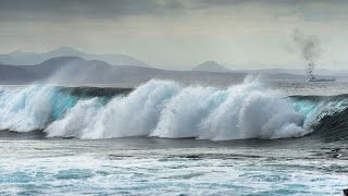 Ocean Waves Crashing  Relaxing Sounds  Calming Relaxation Music For Sleeping  1 Hour [upl. by Lenoj]