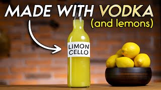 Easy Limoncello Recipe for Everyone  Made with Vodka [upl. by Sholem]