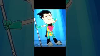 Robin Takes off his Mask  youtubeshorts explorepage robin teentitansgo dccomics dc [upl. by Akinwahs241]