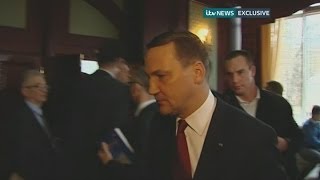 quotYoull all be deadquot Polish foreign minister Radoslaw Sikorskis warning to Ukraine protest leader [upl. by Norvell]