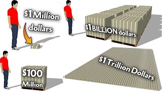 How Much is 1 Trillion dollars 1 Billion dollars 1 Million dollars [upl. by Dyke173]